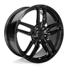 PR160 - 19in, Cast Aluminum, Gloss Black, 19X10, 5X4.75, 78mm, 757558649044, 757558649044