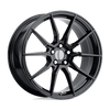 PR193 - 20in, Cast Aluminum, Gloss Black, 20X10, 5X4.5, 40mm, 757558760077, 757558760077