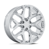 PR177 - 24in, Cast Aluminum, Chrome, 24X10, 6X5.5, 24mm, 194933108831, SAE J2530 JWL VIA, 194933108831