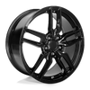 PR160 - 19in, Cast Aluminum, Gloss Black, 19X10, 5X4.75, 56mm, 757558454785, 757558454785