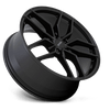P5C - 17in, Cast Aluminum, Matte Black, 17X8, 5X112, 40mm, 195338080395, 195338080395