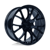 PR161 - 22in, Cast Aluminum, Gloss Black, 22X9.5, 5X5.0, 35mm, 757558662685, 757558662685