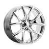 PR181 - 20in, Cast Aluminum, Chrome, 20X9, 5X5.0, 34mm, 757558665464, 757558665464