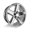 PR148 - 17in, Cast Aluminum, Chrome, 17X8, 5X4.75, 0mm, 757558665365, 757558665365