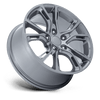 PR137 - 18in, Cast Aluminum, Silver Gray, 18X8, 5X5.0, 34mm, 757558566358, 757558566358