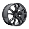 PR137 - 20in, Cast Aluminum, Gloss Black, 20X9, 5X5.0, 34mm, 757558648870, 757558648870