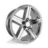 PR148 - 18in, Cast Aluminum, Chrome, 18X8, 5X4.75, 0mm, 757558649938, 757558649938