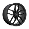 P5C - 19in, Cast Aluminum, Matte Black, 19X8, 5X4.5, 40mm, 195338080784, 195338080784