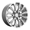 PR211 - 22in, Cast Aluminum, Silver Machined Face, 22X9, 6X5.5, 28mm, 194933172788, 194933172788