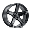 PR209 - 20in, Cast Aluminum, Satin Black, 20X9.5, 5X115, 15mm, 757558761784, 757558761784