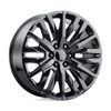 PR198 - 20in, Cast Aluminum, Gloss Black, 20X9, 6X5.5, 24mm, 757558760602, 757558760602