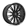Corona - 22in, Flow Formed Aluminum, Gloss Black, 22X10.5, 5X120, 35mm, 194933025497, SAEJ2530, 194933025497