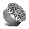 Corona - 22in, Flow Formed Aluminum, Titanium Brushed, 22X9, 5X112, 32mm, 194933025381, SAEJ2530, 194933025381