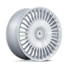 Tiara - 20in, Cast Aluminum, Gloss Silver Bright Mach Face, 20X9, 5X112/120, 27mm, 194933292400, SAE J2530 JWL VIA, 194933292400