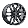 PR196 - 20in, Cast Aluminum, Gloss Black, 20X9, 6X5.5, 28mm, 757558760435, 757558760435