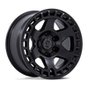 Bahari - 17in, Cast Aluminum, Matte Black, 17X8.5, 6X135, 0mm, 194933381913, SAE J2530 JWL VIA, 194933381913