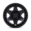 Bahari - 17in, Cast Aluminum, Matte Black, 17X8.5, 6X135, 0mm, 194933381913, SAE J2530 JWL VIA, 194933381913