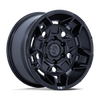 Guard - 17in, Cast Aluminum, Matte Black, 17X8.5, 6X5.5, 25mm, 194933401840, SAEJ2530, 194933401840
