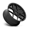 Monarch - 22in, Cast Aluminum, Satin Black, 22X9, 5X112, 38mm, 194933103492, SAEJ2530, 194933103492