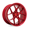 Monarch - 20in, Cast Aluminum, Candy Red, 20X9, 5X4.5, 38mm, 194933168811, SAEJ2530, 194933168811