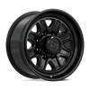 Echo - 18in, Flow Formed Aluminum, Matte Black, 18X9, 8X6.5, 12mm, 194933417582, SAEJ2530, 194933417582