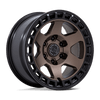 Bahari - 18in, Cast Aluminum, Burnt Bronze W/ Matte Blk-Lp, 18X8, 6X5.5, 45mm, 194933400010, SAE J2530 JWL VIA, 194933400010