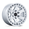 Bahari - 17in, Cast Aluminum, Gloss Silver W/ Machined Face, 17X8.5, 5X5.0, -10mm, 194933381814, SAE J2530 JWL VIA, 194933381814