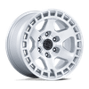 Bahari - 18in, Cast Aluminum, Gloss Silver W/ Machined Face, 18X8, 6X5.5, 45mm, 194933400034, SAE J2530 JWL VIA, 194933400034