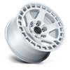 Bahari - 18in, Cast Aluminum, Gloss Silver W/ Machined Face, 18X8, 6X5.5, 45mm, 194933400034, SAE J2530 JWL VIA, 194933400034