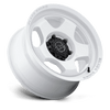 Sol - 17in, Flow Formed Aluminum, Gloss White, 17X8.5, 6X135, 0mm, 194933413690, SAEJ2530, 194933413690
