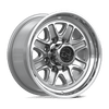 Echo - 18in, Flow Formed Aluminum, Gloss Silver W/ Machined Face, 18X9, 8X170, 12mm, 194933415687, SAEJ2530, 194933415687