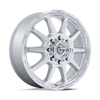 Circuit Dually - 20in, Cast Aluminum, Gloss Silver W/ Machined Face, 20X8.25, 8X200, 105mm, 194933445776, SAE J2530 JWL VIA, 194933445776
