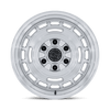 Vagabond - 17in, Fusion Forged, Gloss Silver W/ Machined Face, 17X8, 6X130, 32mm, 194933425648, SAEJ2530, 194933425648