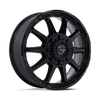 Circuit Dually - 24in, Cast Aluminum, Gloss Black, 24X8.25, 8X210, 105mm, 194933445813, SAE J2530 JWL VIA, 194933445813