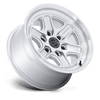 Echo - 18in, Flow Formed Aluminum, Gloss Silver W/ Machined Face, 18X9, 6X5.5, 12mm, 194933417506, SAEJ2530, 194933417506