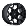 Dux - 20in, Cast Aluminum, Gloss Black, 20X9, 5X4.5/5, 1mm, 194933430598, SAEJ2530, 194933430598