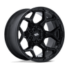 Dux - 20in, Cast Aluminum, Gloss Black, 20X9, 5X4.5/5, 1mm, 194933430598, SAEJ2530, 194933430598