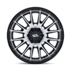 Tekton - 20in, Cast Aluminum, Gloss Black W/ Machined Face, 20X9, 6X135, 20mm, 194933401543, SAEJ2530, 194933401543