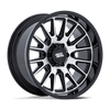 Tekton - 20in, Cast Aluminum, Gloss Black W/ Machined Face, 20X9, 6X5.5, 1mm, 194933401536, SAEJ2530, 194933401536