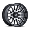 Tekton - 20in, Cast Aluminum, Gloss Black W/ Machined Face, 20X9, 6X5.5, 1mm, 194933401536, SAEJ2530, 194933401536