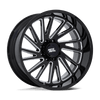 Combat - 20in, Cast Aluminum, Gloss Black Milled, 20X10, 8X6.5, -18mm, 194933328611, 194933328611