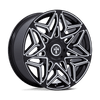 Anomaly - 24in, Cast Aluminum, Gloss Black Milled, 24X9, 5X115/120, 38mm, 194933381111, SAE J2530 JWL VIA, 194933381111
