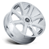Pull - 24in, Cast Aluminum, Chrome, 24X10, 5X115/120, 15mm, 194933372805, SAE J2530 JWL VIA, 194933372805