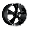 Legend - 20in, Cast Aluminum, Gloss Black Milled, 20X10, 5X4.75, 0mm, 885463876023, 885463876023