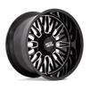 Stinger - 20in, Cast Aluminum, Gloss Black Machined, 20X10, 8X6.5, -18mm, 194933195985, 194933195985