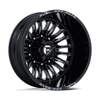 Arc Dually - 22in, Cast Aluminum, Gloss Black Milled, 22X8.25, 10X225, -201mm, 194933433797, SAE J2530 JWL VIA, 194933433797
