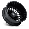 Arc Dually - 22in, Cast Aluminum, Gloss Black Milled, 22X8.25, 10X225, -201mm, 194933433797, SAE J2530 JWL VIA, 194933433797