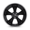 Legend - 20in, Cast Aluminum, Gloss Black Milled, 20X8.5, 5X4.75, 7mm, 885463876078, 885463876078