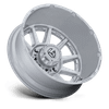 Circuit Dually - 20in, Cast Aluminum, Gloss Silver W/ Machined Face, 20X8.25, 8X200, -202mm, 194933445769, SAE J2530 JWL VIA, 194933445769