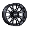 Legacy - 18in, Cast Aluminum, Gloss Black Machined, 18X9, 5X5.0/5.5, 1mm, 194933317769, SAE J2530 JWL VIA, 194933317769